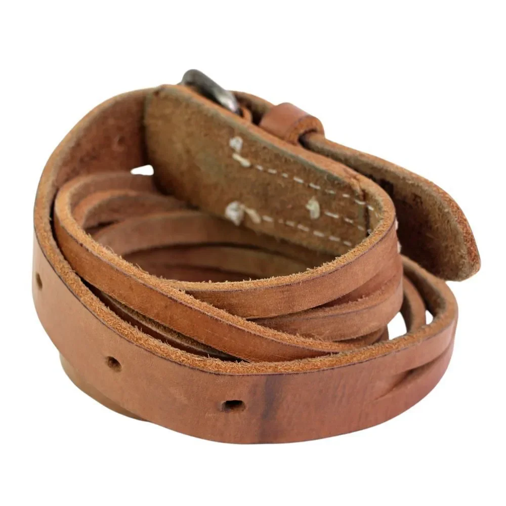 Beryll BROWN REAL LEATHER 1 1/8